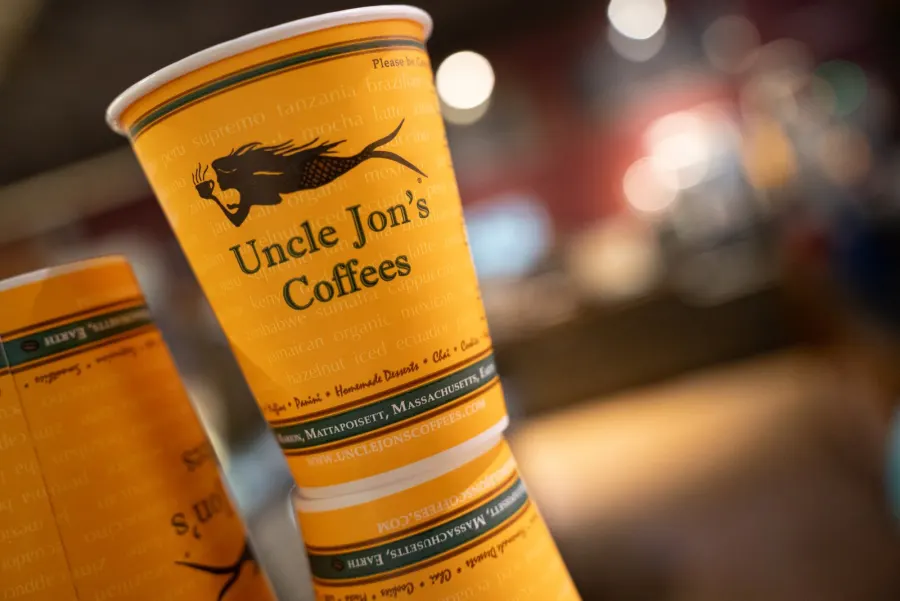 Uncle Jon's yellow coffee cups